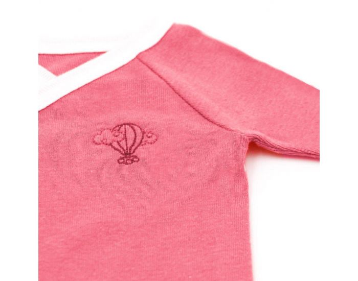 PREMIERS MOMENTS Body Crois - 100% Coton bio - Corail (2)