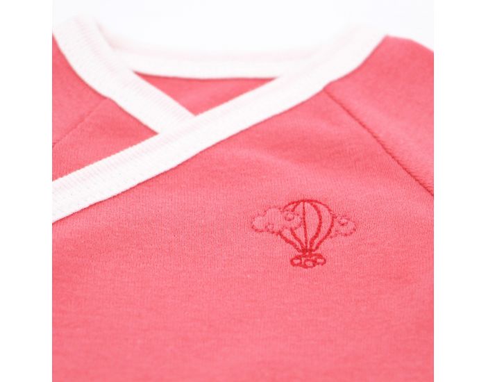 PREMIERS MOMENTS Body Crois - 100% Coton bio - Corail (9)