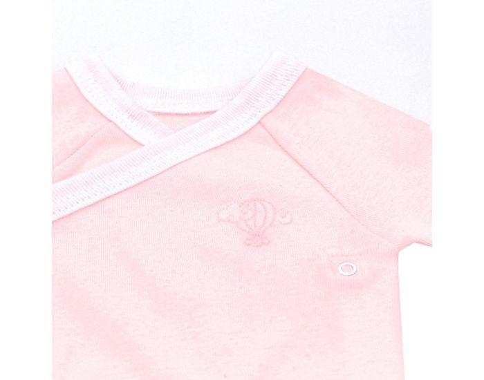 PREMIERS MOMENTS Body Crois - 100% Coton Bio - Pivoine (2)