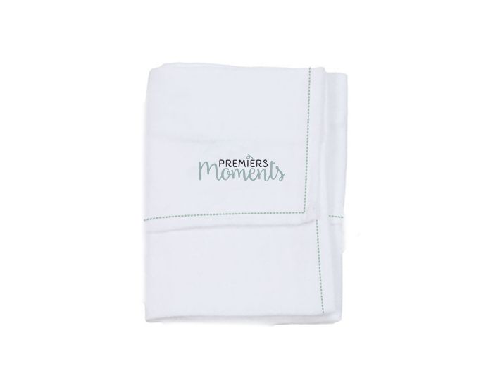 PREMIERS MOMENTS Lange en 100% Coton Bio - 65 x 65 cm (1)
