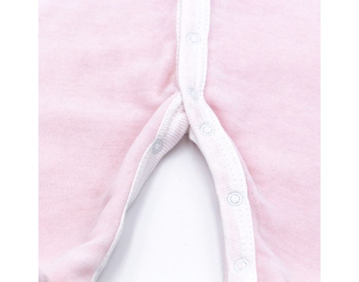 PREMIERS MOMENTS Pyjama Velours 100% coton bio- Pivoine (1)