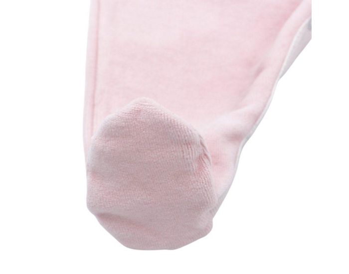 PREMIERS MOMENTS Pyjama Velours 100% coton bio- Pivoine (2)