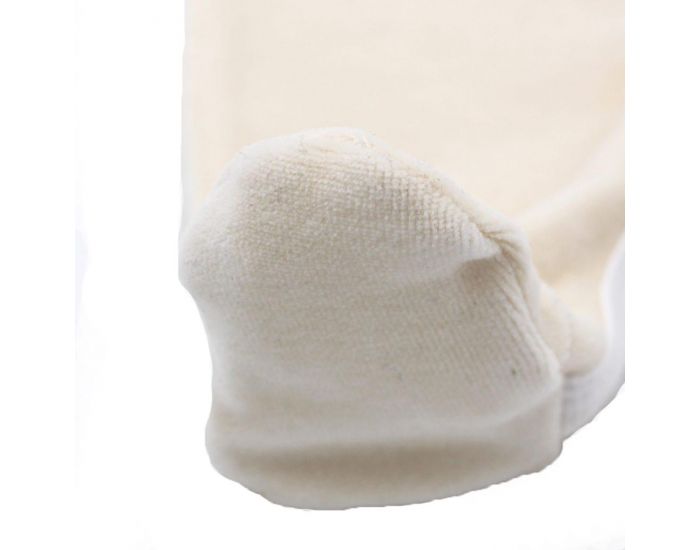PREMIERS MOMENTS Pyjama Velours 100% Coton Bio - Crme (5)