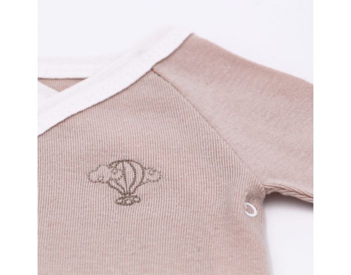 PREMIERS MOMENTS Body Crois - 100% Coton Bio - Noisette (11)