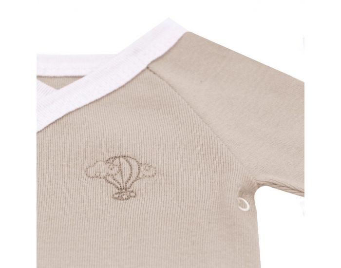 PREMIERS MOMENTS Body Crois - 100% Coton Bio - Noisette (3)