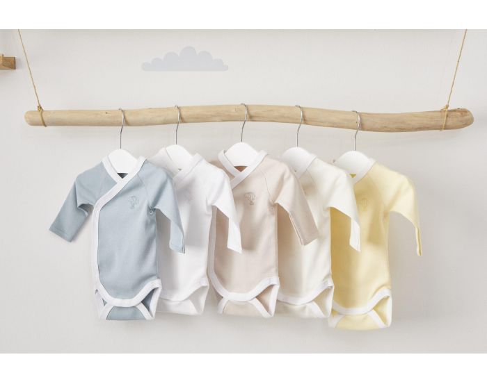 PREMIERS MOMENTS Body Crois - 100% Coton Bio - Noisette (5)
