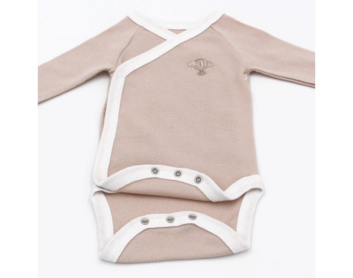 PREMIERS MOMENTS Body Crois - 100% Coton Bio - Noisette (9)
