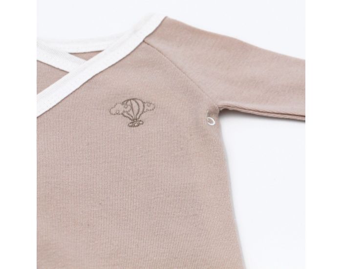 PREMIERS MOMENTS Body Crois - 100% Coton Bio - Noisette (10)