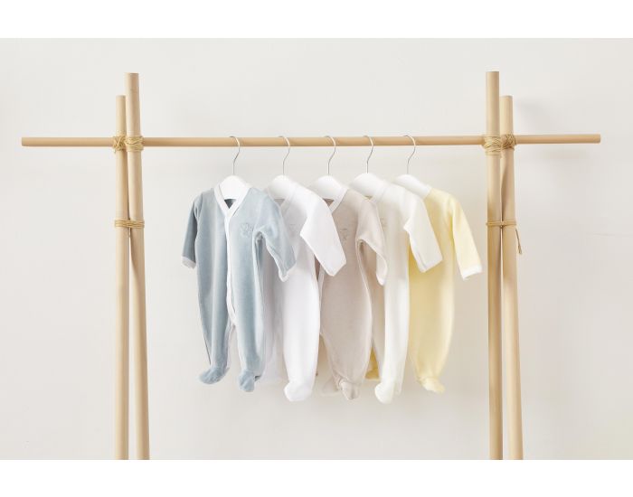 PREMIERS MOMENTS Pyjama Velours 100% coton bio- Noisette (10)