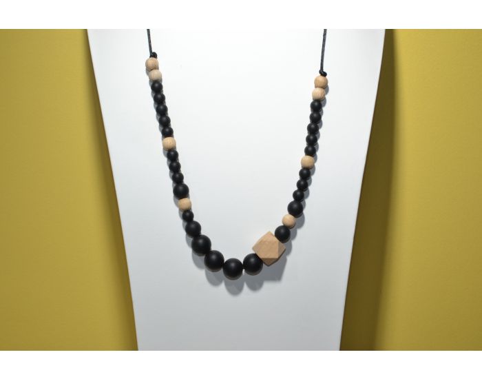 IRREVERSIBLE Collier d'allaitement silicone et Bois  (1)