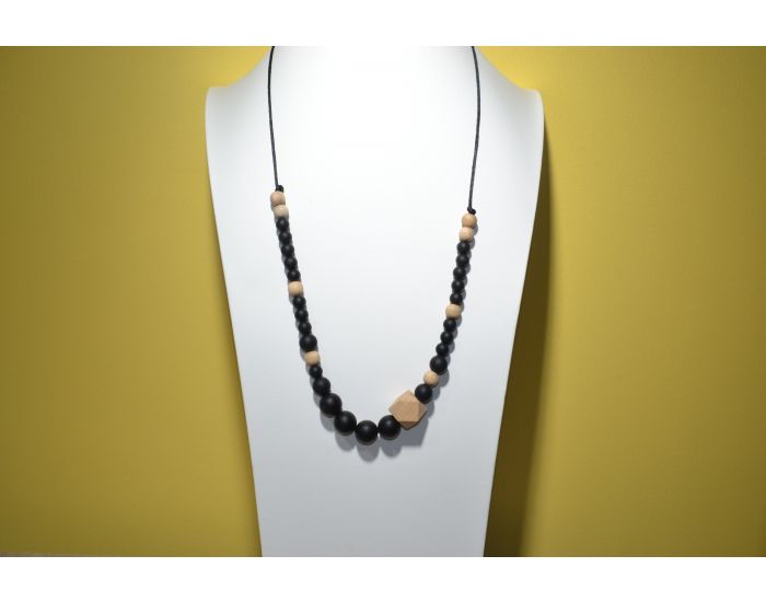 IRREVERSIBLE Collier d'allaitement silicone et Bois  (2)