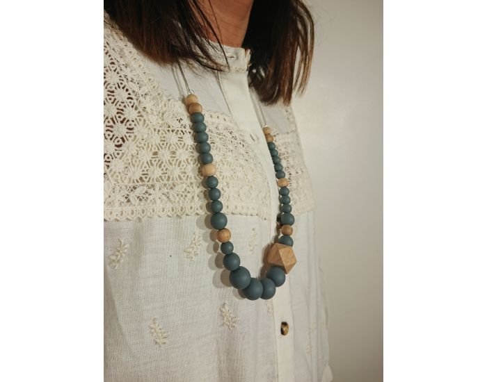 IRREVERSIBLE Collier d'allaitement silicone et Bois  (4)