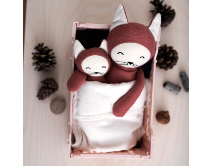 FABELAB Doudou Renard Bio 