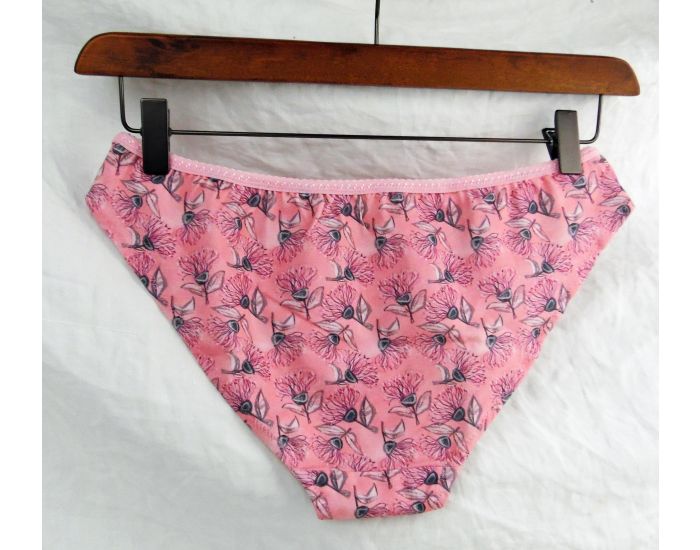 BIOLUNES Culotte en coton biologique - Flor rosa (3)