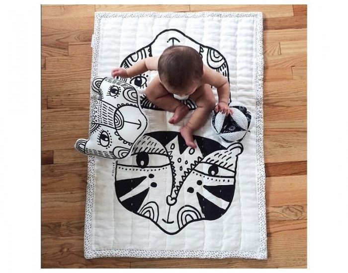 WEE GALLERY Couverture de Jeu - Tapis d'Eveil Wild (1)