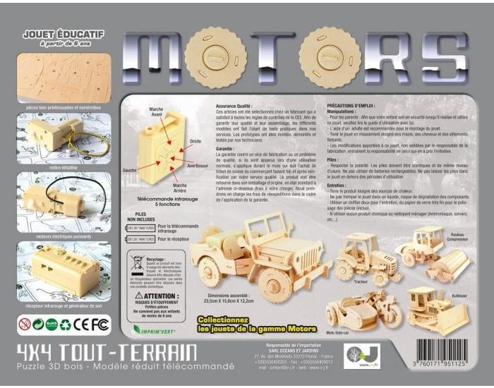 ROBOTIME Maquette Jeep 4x4 Radiocommande - Ds 6 ans (1)