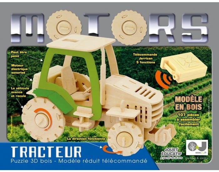 ROBOTIME Maquette Tracteur Radiocommand - Ds 6 ans (1)