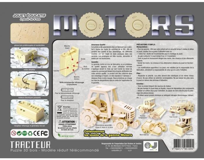 ROBOTIME Maquette Tracteur Radiocommand - Ds 6 ans (2)