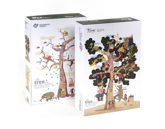 LONDJI Mon Arbre Puzzle R�versible - 56 Pi�ces - D�s 5 ans (2)