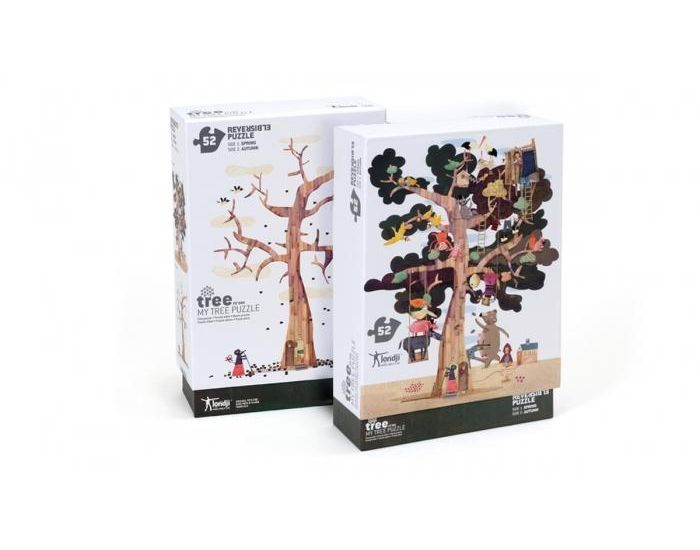 LONDJI Mon Arbre Puzzle R�versible - 56 Pi�ces - D�s 5 ans (5)
