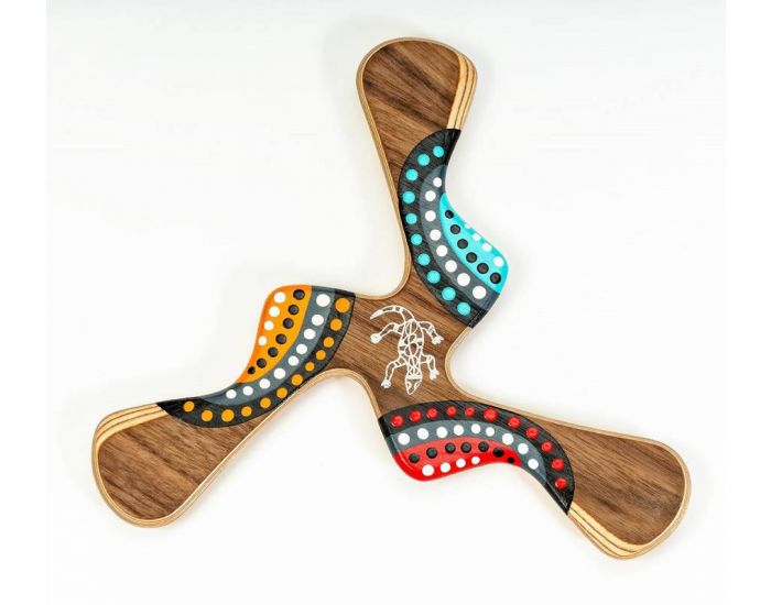 WALLABY BOOMERANGS Boomerang Peint  la Main Kadina - Pour Adulte (1)