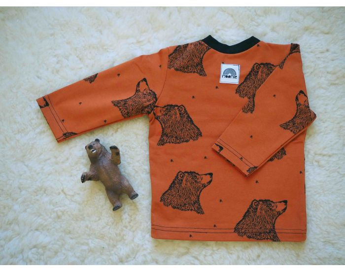 MOOMIE Tshirt bb Ours rouille (1)