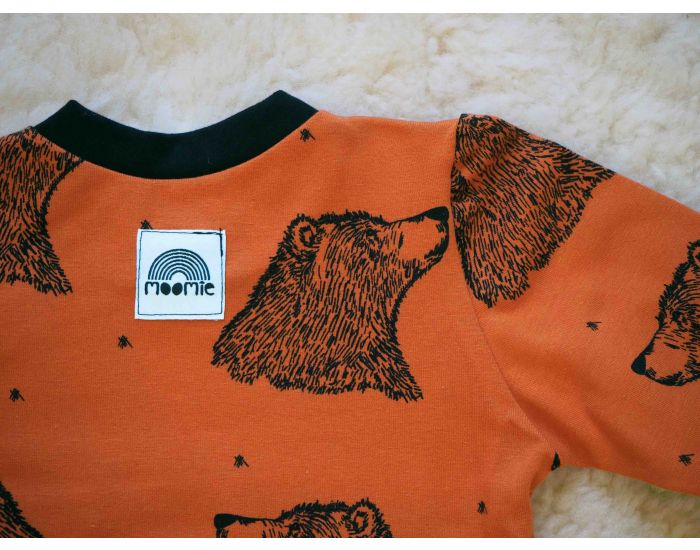 MOOMIE Tshirt bb Ours rouille (2)