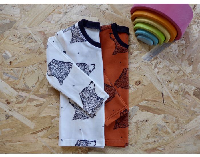 MOOMIE Tshirt bb Ours rouille (5)