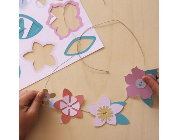 PIROUETTE CACAHOUETE Kit Cratif Couronnes de Fleurs - Ds 5 ans (5)