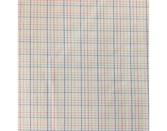 LES DRAPS DE MONIQUE Drap Housse - Quadrillage 120/60 (2)