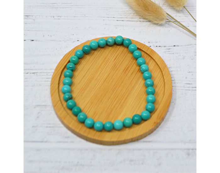 IRREVERSIBLE Bracelet Papa / Maman - Pierres naturelles : Turquoise Bleue (1)