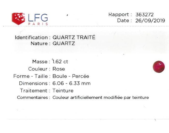 IRREVERSIBLE Bracelet Papa / Maman - Pierres naturelles : Quartz Rose (4)