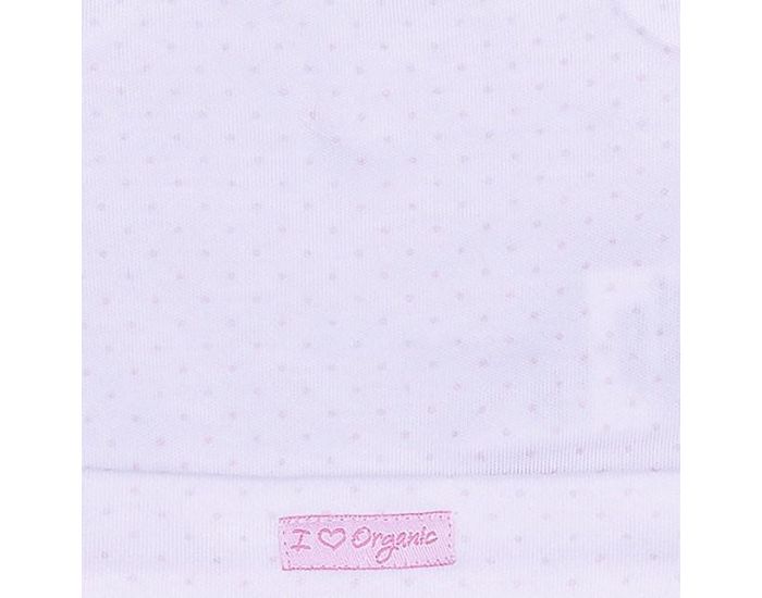 SEVIRA KIDS Bonnet  Nud en Coton Biologique - Dreams Rose - Pois (6)