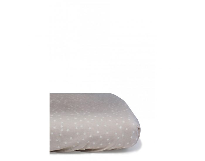 KADOLIS Drap housse B�b� en Coton Bio - Etoiles Beige (5)