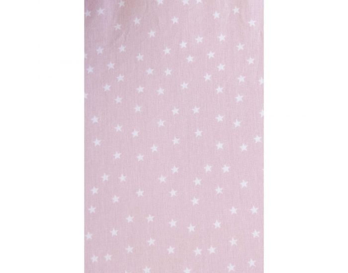 KADOLIS Drap housse Bb en Coton Bio - Etoiles Rose (4)