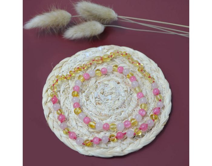  IRREVERSIBLE BIJOUX Box Bijoux d'Ambre & Quartz Rose - Maman & Bb (1)