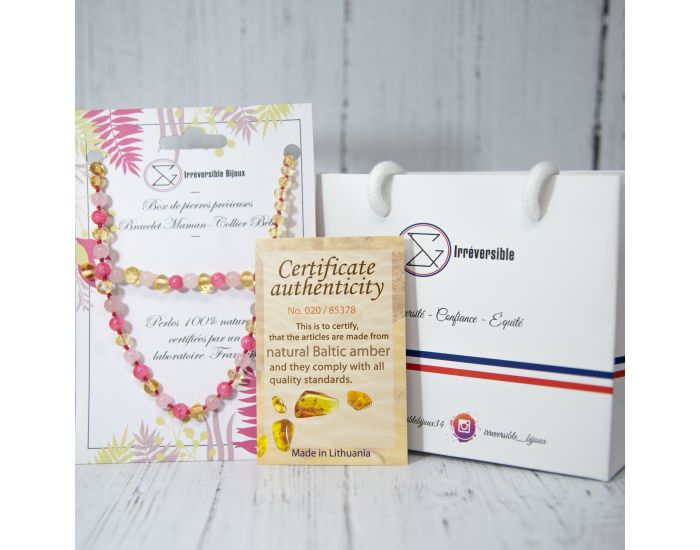  IRREVERSIBLE BIJOUX Box Bijoux d'Ambre & Quartz Rose - Maman & Bb (7)