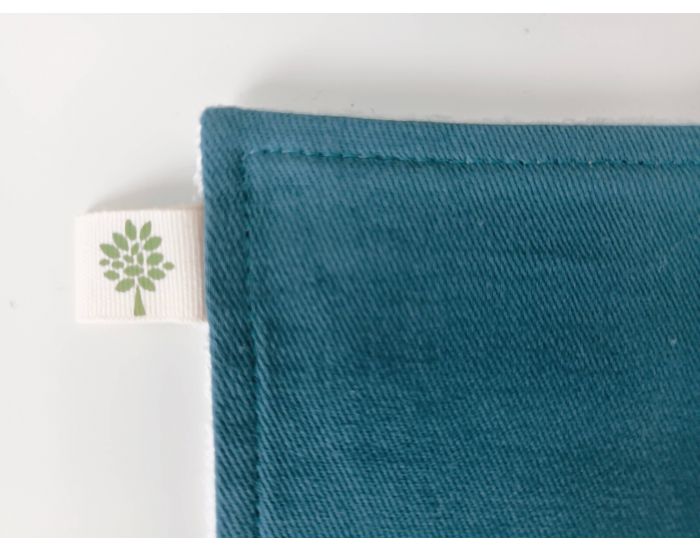 SUSIE Lot de 5 Lingettes unies 100 % coton bio 11 x 15 cm (14)