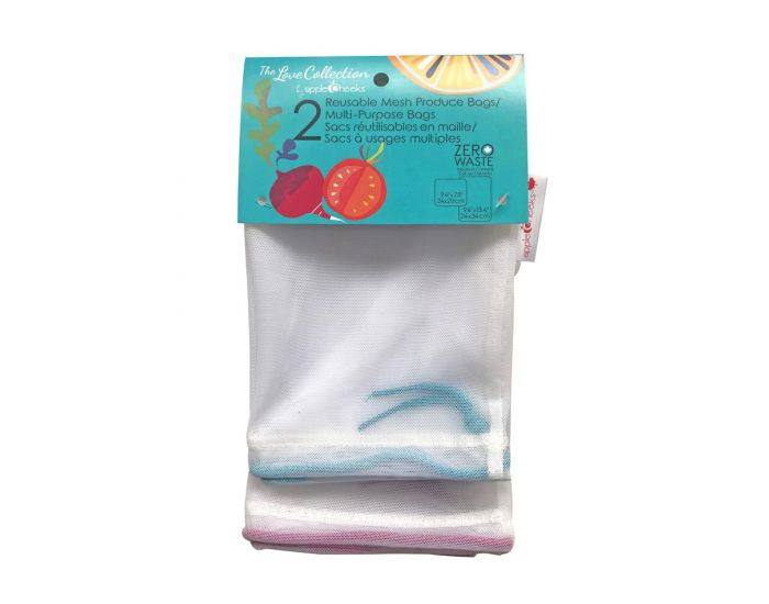 APPLECHEEKS Lot de 2 sacs  vrac rutilisables (8)