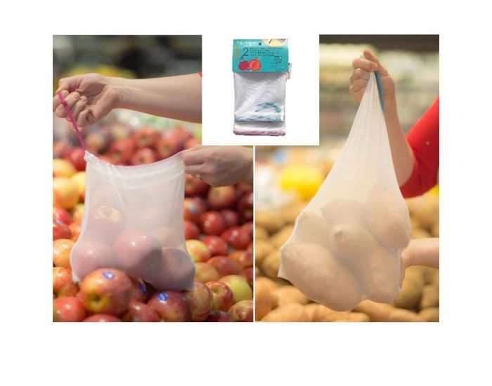 APPLECHEEKS Lot de 2 sacs  vrac rutilisables (4)