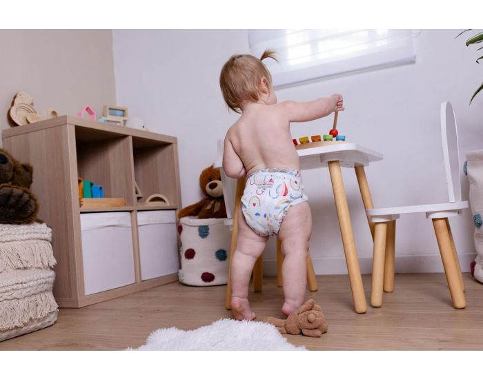 APPLECHEEKS Couche Lavable TE2 - Taille 1 : 2.5/9kg (3)