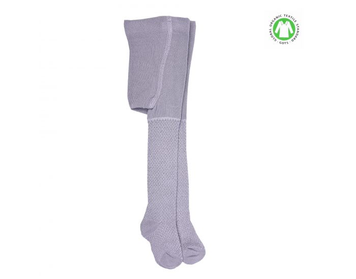 SEVIRA KIDS Collants Bb Mixte en Coton Biologique - Gris clair (3)