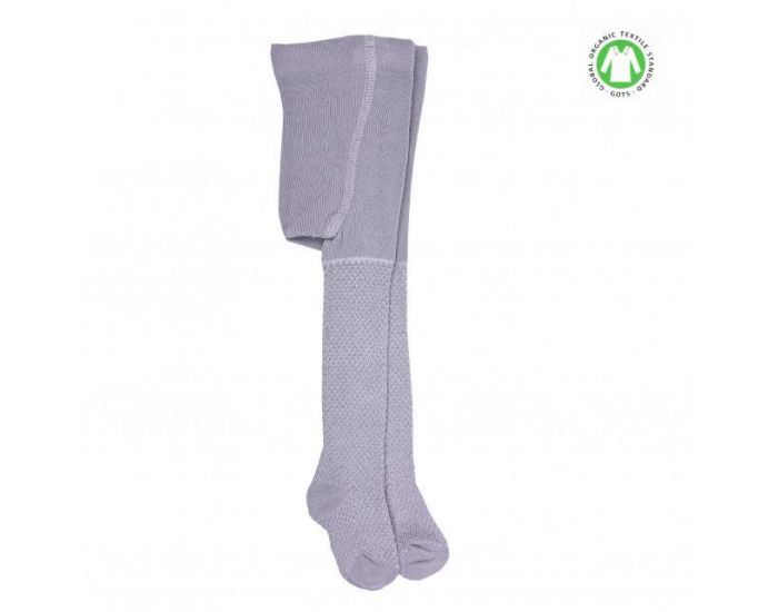 SEVIRA KIDS Collants Bb Mixte en Coton Biologique - Gris clair (4)