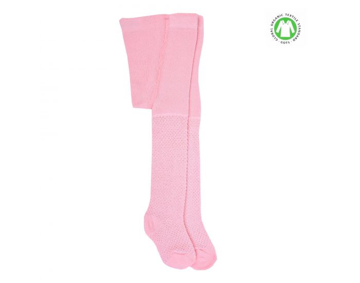 SEVIRA KIDS Collants Bb en Coton Biologique - Rose Bonbon (3)