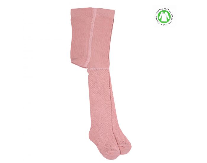 SEVIRA KIDS Collants Bb Mixte en Coton Biologique - Saumon (3)