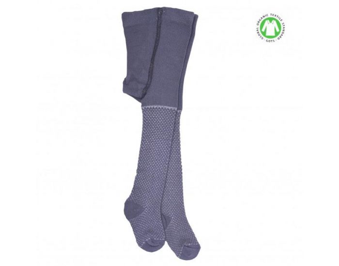 SEVIRA KIDS Collants Bb Mixte en Coton Biologique - Gris (4)