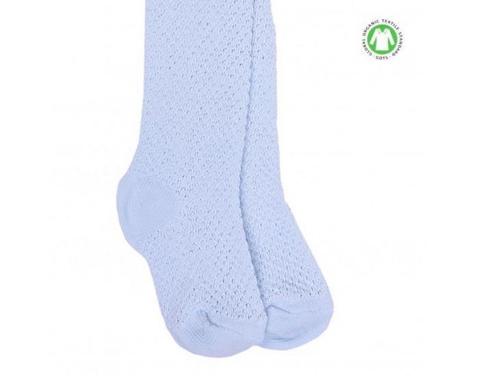 SEVIRA KIDS Collants bb Mixte en Coton Biologique - Bleu Ciel (5)