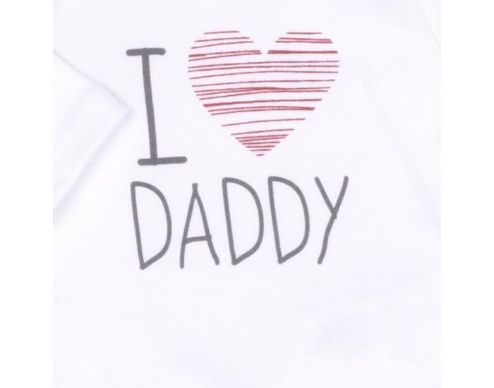 SEVIRA KIDS Ensemble Vtements Bb 3 pices - I love Daddy (1)