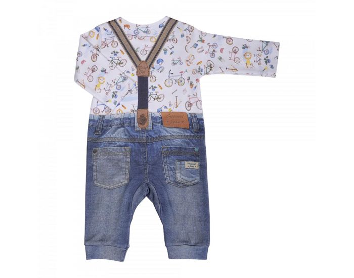 SEVIRA KIDS Combinaison Dors-bien Bb Garon en Coton Biologique - Lon (1)