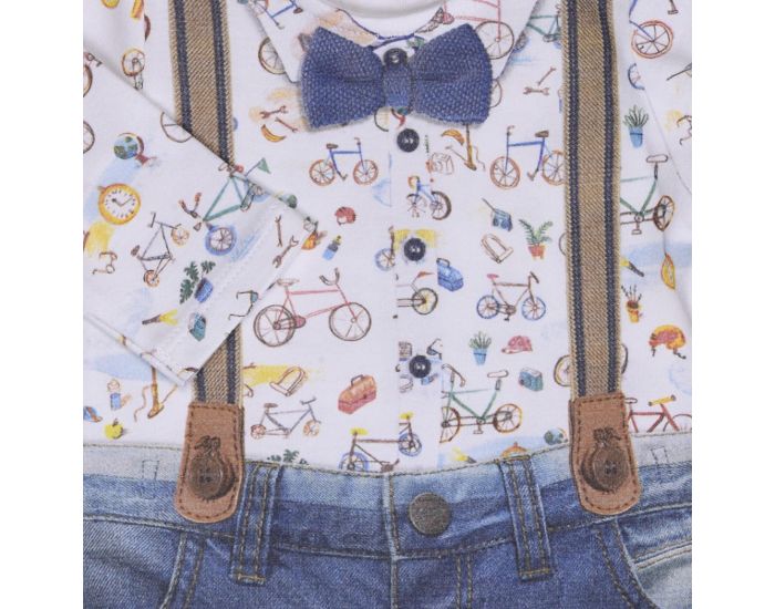 SEVIRA KIDS Combinaison Dors-bien Bb Garon en Coton Biologique - Lon (2)